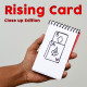 Rising Card - Closeup