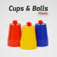 Cups and Balls - Plastic