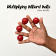 Multiplying Billard Ball Small - Red