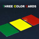 Three Colored Cards