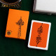 Ace Fulton's 10 Year Anniversary Sunset Orange Playing Cards