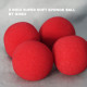 3 inch Super Soft Sponge Ball (Red) Pack of 4 from Magic by Gosh
